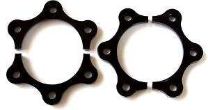 00-09 S2000 Blox Racing Half Shaft Spacers (Black)