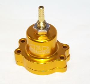 00-09 S2000, 88-00 Civic, 88-91 CRX, 90-01 Integra, 91-05 NSX, 92-01 Prelude, 93-97 Del Sol Blox Racing Adjustable Fuel Pressure Regulator (Gold)