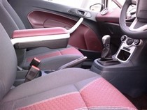 11-13 Ford Fiesta Boomerang Armrest - Plum Red