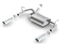 12-16 Jeep Wrangler (3.6L Automatic/Manual Trans 4 Wheel Drive 2&4 door) Borla Exhaust Touring - Single Split Rear Exit