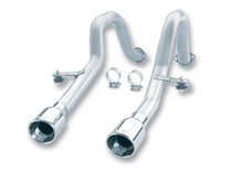 97-04 Chevrolet Corvette 5.7L V8 Borla Exhaust Systems - Split Rear Tip Exit Rear Section w/ Tip Style 3