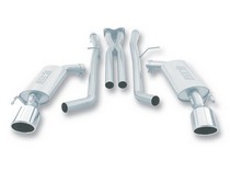 05-06 GTO 6.0L V8 AT/MT RWD 2DR Borla Stainless Steel Cat-Back Exhaust System w/ X-Pipe, Pipe Diameter 2.5