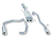 07-09 FJ Cruiser 4.0L V6 AT/MT 2&4WD 4DR Borla Stainless Steel Cat-Back Exhaust System, Pipe Diameter 2.25