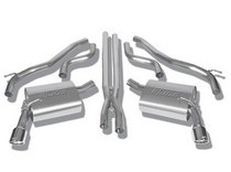 10-11 Camaro 3.6L V6 AT/MT RWD 2DR Borla Stainless Steel Cat-Back Exhaust System w/ X-Pipe, Pipe Diameter 2.25