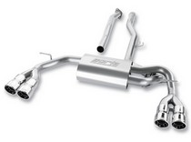 10-14 Hyundai Genesis (Coupe 2.0L Turbo 4cyl RWD Auto/Manual Trans 2-Door) Borla Cat Back Exhaust - Dual Round Tip