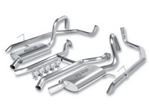 03-11 Ford Crown Victoria (4.6L V8 Auto Trans RWD 4-Door) Borla Cat Back Exhaust - Single Split Rear Exit