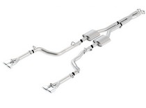 11-14 Dodge Challenger (6.4L V8 Auto/Manual Trans) Borla Cat Back Exhaust - Dual Split Rear Exit