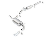 12-16 Jeep Wrangler (3.6L Automatic/Manual Trans 4Wheel Drive 2Door) Borla Cat Back Exhaust Touring - Single Right Rear Exit