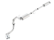 15-16 Ford F150 (2.7L/3.5L V6 EcoBoost/5.0L V8 Automatic 2+4 wheel drive) Borla Cat Back Exhaust Touring - Side Exit