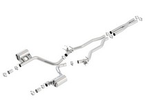 15-16 Dodge Challenger (SRT392/ Scat Pack 6.4L Automatic/Manual Trans Rear Wheel Drive 4 door.) Borla Cat Back Exhaust - Single Split Rear Exit