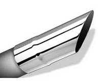 All Jeeps (Universal), Universal - Fits all Vehicles Borla Muffler Tips - Single Round Angle-Cut