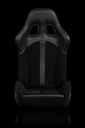 Universal (Can Work on All Vehicles) Defender Series Sport Seats - Black / Black