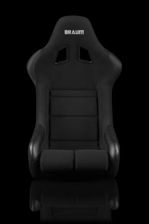 Universal (Can Work on All Vehicles) FIA Approved Falcon Series Fixed Back Racing Seat - Black Cloth