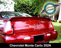 00-05 Monte Carlo (Pacecar) California Dream OE Style Paintable Wing