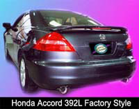 03-05 Accord 2dr California Dream OE Style Paintable Wing - Measure Down: 11