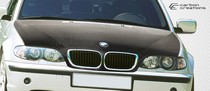 2002-2005 BMW 3 Series 4DR Carbon Creations OEM Style Hood (Carbon Fiber)