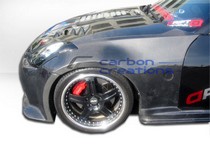 2003-2008 Nissan 350Z Carbon Creations OEM Style Fenders, Front (Carbon Fiber)