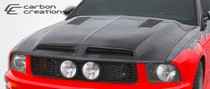 2005-2009 Ford Mustang Carbon Creations GT500 Hood (Carbon Fiber)