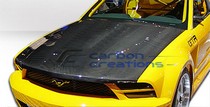 2005-2009 Ford Mustang Carbon Creations OEM Style Hood (Carbon Fiber)