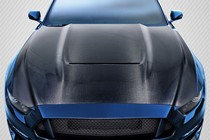 2015-2016 Ford Mustang Carbon Creations GT350 Look Hood (Carbon Fiber)