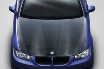 2009-2011 BMW 3 Series E90 4DR Carbon Creations DriTech OEM Hood (Carbon Fiber)