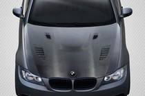 2009-2011 BMW 3 Series E90 4DR Carbon Creations DriTech AF1 Hood (Carbon Fiber)