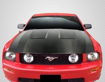 2005-2009 Ford Mustang Carbon Creations DriTech CVX Hood (Carbon Fiber)