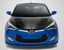 2012-2016 Hyundai Veloster Carbon Creations DriTech AM-S Hood (Carbon Fiber)