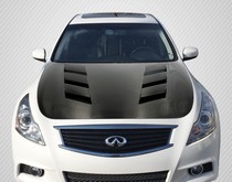 2007-2013 Infiniti G25/G35/G37 Sedan Carbon Creations DriTech AM-S Hood (Carbon Fiber)