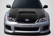 2008-2014 Subaru Impreza WRX/STI Carbon Creations STI Look Hood, 1 Piece