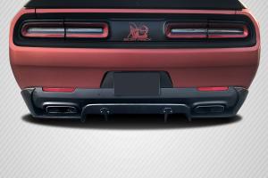 2015-2018 Dodge Challenger Carbon Creations Circuit Rear Diffuser - 3 Piece