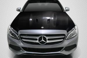 2015-2018 Mercedes C Class W205 Carbon Creations DriTech C63 Look Hood