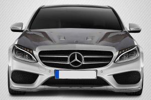 2015-2019 Mercedes C Class W205 Carbon Creations DriTech Black Series Look Hood - 1 Piece