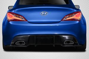 2010-2016 Hyundai Genesis Coupe Carbon Creations DriTech Speedster Rear Diffuser - 1 Piece