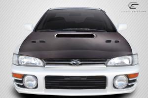 1993-2001 Subaru Impreza Carbon Creations STI Look Hood - 1 Piece