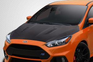 2016-2018 Ford Focus Carbon Creations RS Look Hood - 1 Piece