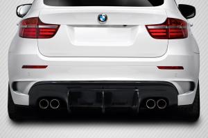 2008-2014 BMW X6M E71 E72 Carbon Creations DriTech AK-M Rear Diffuser - 1 Piece