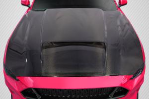 2018-2023 Ford Mustang Carbon Creations CVX Hood - 1 Piece