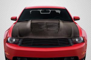 2010-2012 Ford Mustang Carbon Creations GT500 V2 Hood - 1 Piece