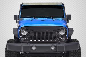 2007-2018 Jeep Wrangler Carbon Creations Predator Grille - 1 Piece