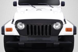 1997-2006 Jeep Wrangler Carbon Creations Predator Grille - 1 Piece