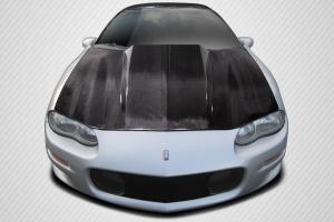 1998-2002 Chevrolet Camaro Carbon Creations Cowl Hood - 1 Piece