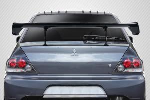 2002-2007 Mitsubishi Lancer, 2003-2006 Mitsubishi Lancer Evolution 8 9 Carbon Creations VRS GT Wing Trunk Lid Spoiler - 3 Piece