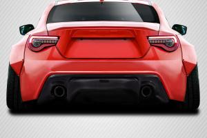 2013-2019 Scion FR-S, 2013-2019 Subaru BRZ Carbon Creations GT500 V3 Rear Diffuser - 1 Piece