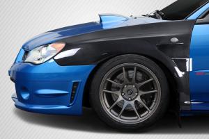 2006-2007 Subaru Impreza WRX STI 4DR Carbon Creations C Speed 20mm Front Fenders - 2 Piece