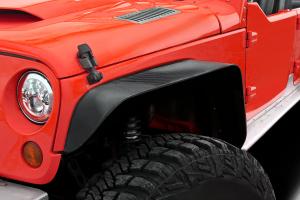 2007-2018 Jeep Wrangler Carbon Creations Rugged Front Fenders - 2 Piece