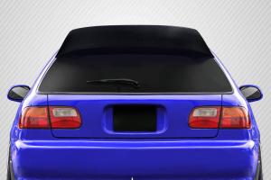 1992-1995 Honda Civic HB Carbon Creations Demon Rear Roof Wing Spoiler - 1 Piece