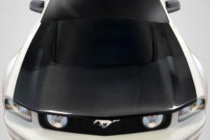 2005-2009 Ford Mustang Carbon Creations GTH Look Hood - 1 Piece