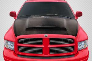 2002-2008 Dodge Ram 1500 2500 3500 Carbon Creations Demon Look Hood - 1 Piece