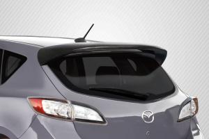 2010-2013 Mazda 3 Carbon Creations Turbo Look Rear Roof Wing Spoiler - 1 Piece